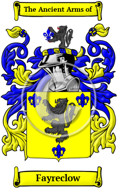 Fayreclow Family Crest/Coat of Arms