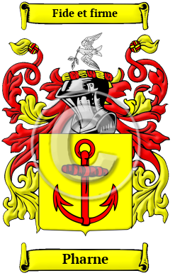 Pharne Family Crest/Coat of Arms