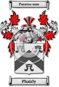 Phairly Family Crest Download (JPG) Legacy Series - 600 DPI