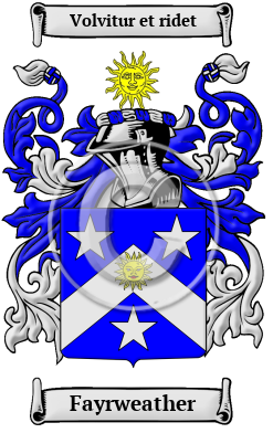 Fayrweather Family Crest/Coat of Arms