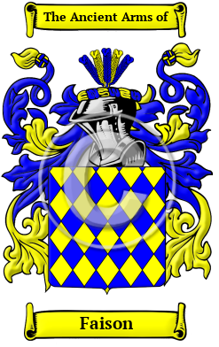 Faison Family Crest/Coat of Arms