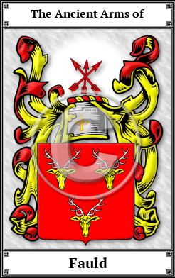 Fauld Family Crest Download (JPG) Book Plated - 600 DPI
