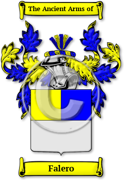 Falero Family Crest Download (jpg) Legacy Series - 150 DPI