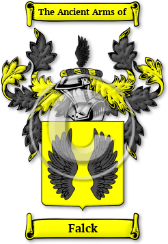 Falck Family Crest Download (jpg) Legacy Series - 150 DPI