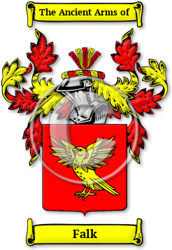 Falk Family Crest Download (jpg) Legacy Series - 150 DPI
