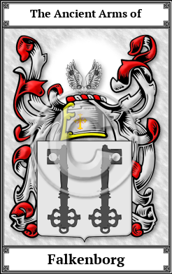 Falkenborg Family Crest Download (JPG)  Book Plated - 150 DPI