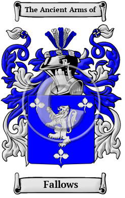 Fallows Family Crest/Coat of Arms