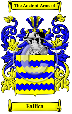 Fallica Family Crest/Coat of Arms