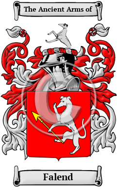 Falend Family Crest/Coat of Arms
