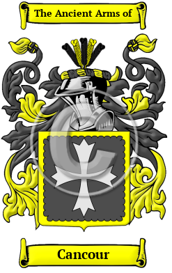 Cancour Family Crest/Coat of Arms