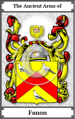 Fanon Family Crest Download (JPG)  Book Plated - 150 DPI