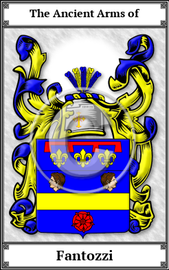 Fantozzi Family Crest Download (JPG)  Book Plated - 150 DPI