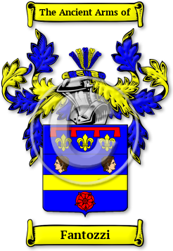 Fantozzi Family Crest Download (jpg) Legacy Series - 150 DPI
