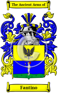 Fantino Family Crest/Coat of Arms