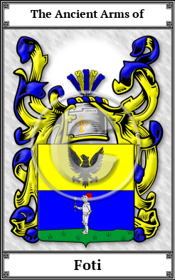 Foti Family Crest Download (JPG)  Book Plated - 150 DPI
