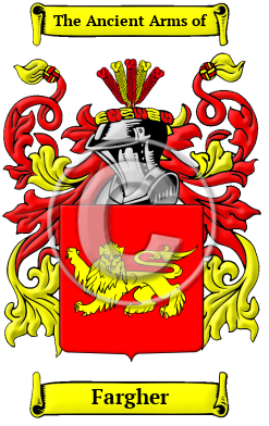 Fargher Family Crest/Coat of Arms