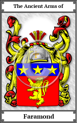 Faramond Family Crest Download (JPG)  Book Plated - 150 DPI