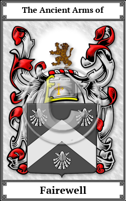 Fairewell Family Crest Download (JPG) Book Plated - 300 DPI