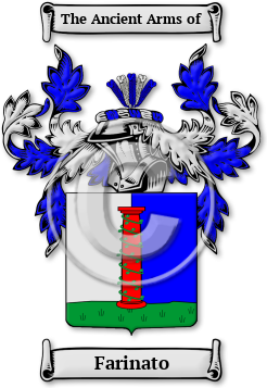 Farinato Family Crest Download (jpg) Legacy Series - 150 DPI