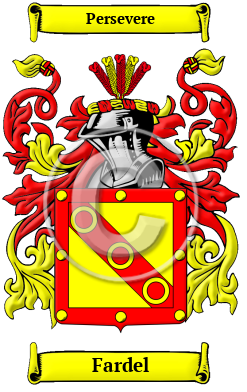 Fardel Family Crest/Coat of Arms