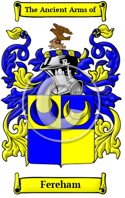 Fereham Family Crest/Coat of Arms