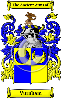 Vurnham Family Crest/Coat of Arms
