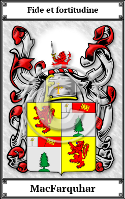 MacFarquhar Family Crest Download (JPG)  Book Plated - 150 DPI