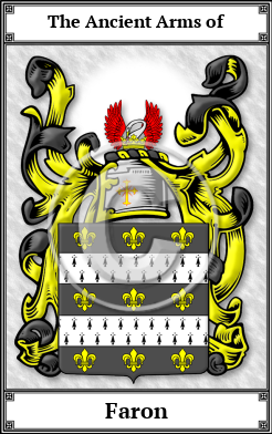 Faron Family Crest Download (JPG)  Book Plated - 150 DPI