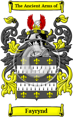Fayrynd Family Crest/Coat of Arms