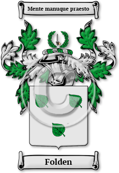 Folden Family Crest Download (JPG) Legacy Series - 600 DPI