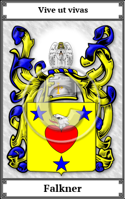 Falkner Family Crest Download (JPG)  Book Plated - 150 DPI