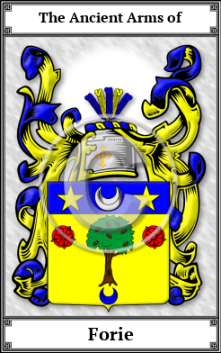 Forie Family Crest Download (JPG)  Book Plated - 150 DPI