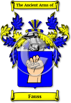 Fauss Family Crest Download (jpg) Legacy Series - 150 DPI