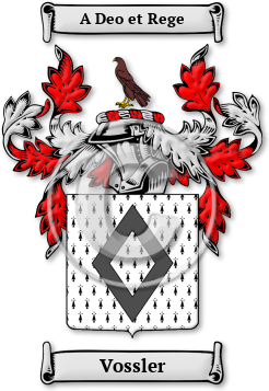 Vossler Family Crest Download (jpg) Legacy Series - 150 DPI