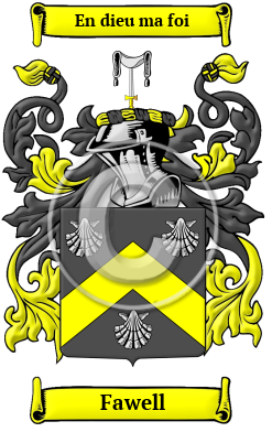 Fawell Family Crest/Coat of Arms
