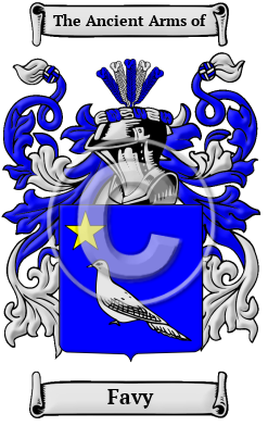 Favy Family Crest/Coat of Arms