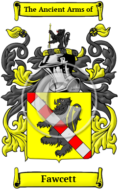 Fawcett Family Crest/Coat of Arms