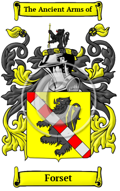 Forset Family Crest/Coat of Arms