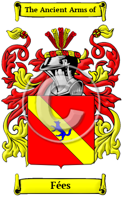 Fées Family Crest/Coat of Arms