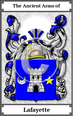 Lafayette Family Crest Download (JPG)  Book Plated - 150 DPI