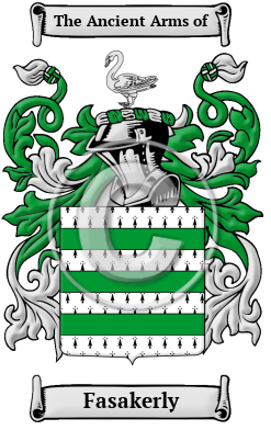 Fasakerly Family Crest/Coat of Arms