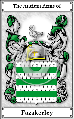 Fazakerley Family Crest Download (JPG) Book Plated - 600 DPI