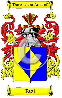 Fazi Family Crest/Coat of Arms