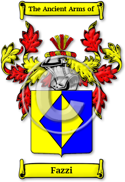 Fazzi Family Crest Download (jpg) Legacy Series - 150 DPI
