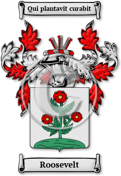 Roosevelt Family Crest Download (JPG) Legacy Series - 600 DPI