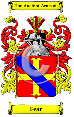 Fear Family Crest/Coat of Arms