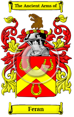 Feran Family Crest/Coat of Arms