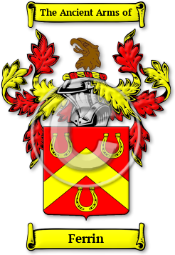Ferrin Family Crest Download (JPG) Legacy Series - 600 DPI