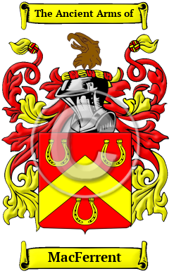 MacFerrent Family Crest/Coat of Arms