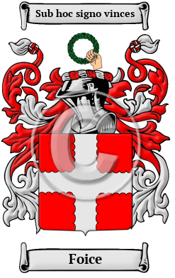 Foice Family Crest/Coat of Arms